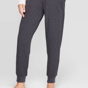 basic grey joggers